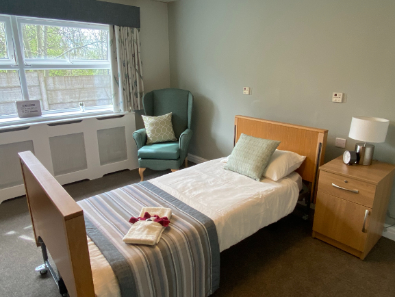 kingspark care home bedroom